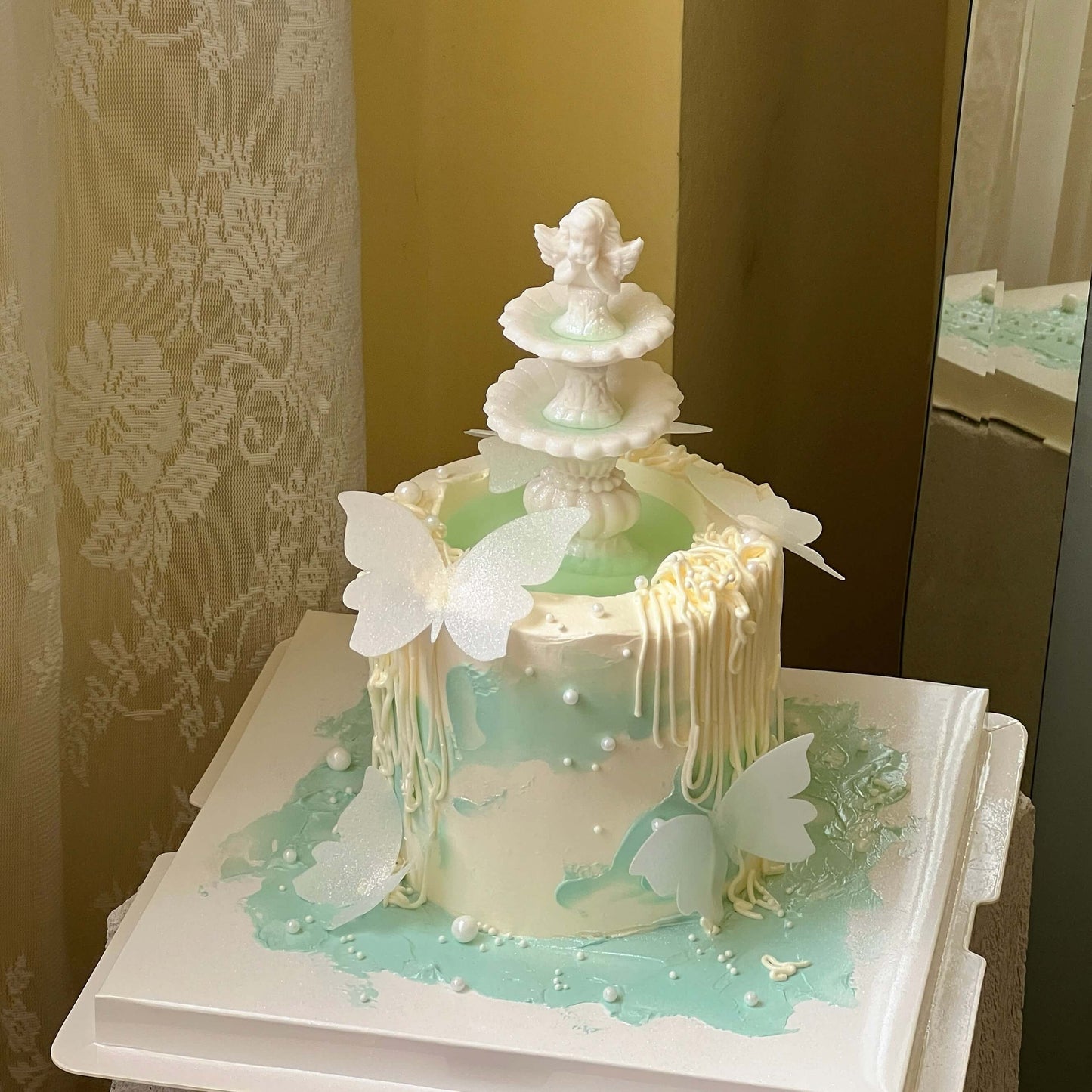 Wishing Well & Butterflies