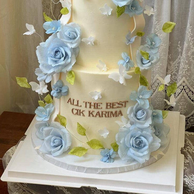 Wafer Roses & Butterflies