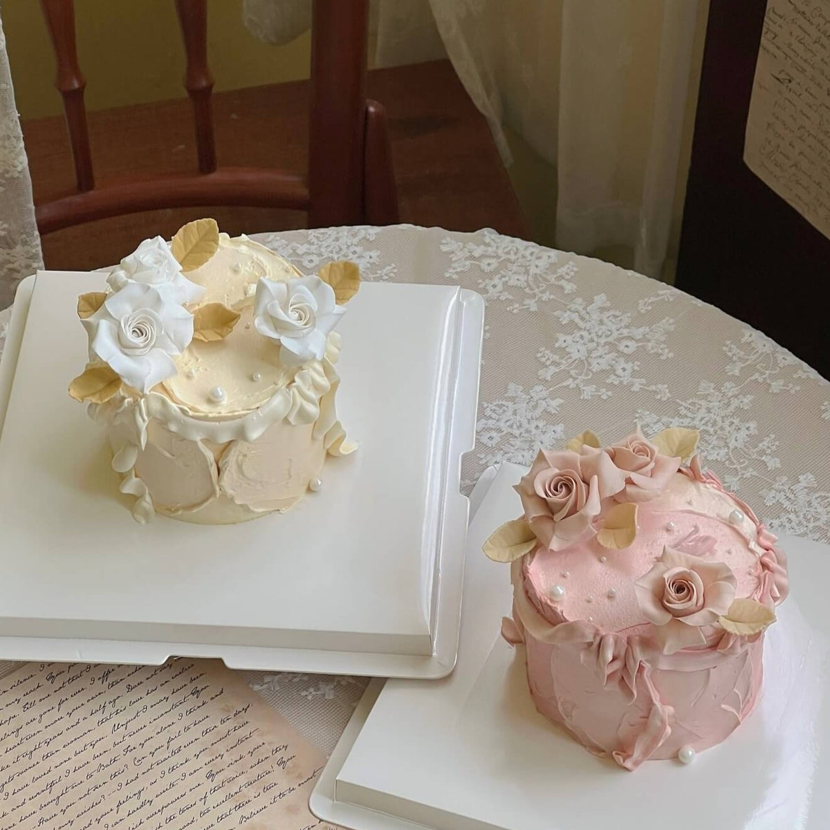 Vintage Fondant Roses