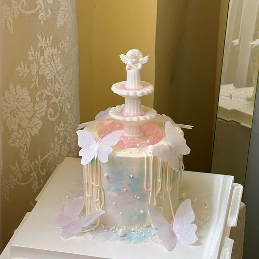 Wishing Well & Butterflies