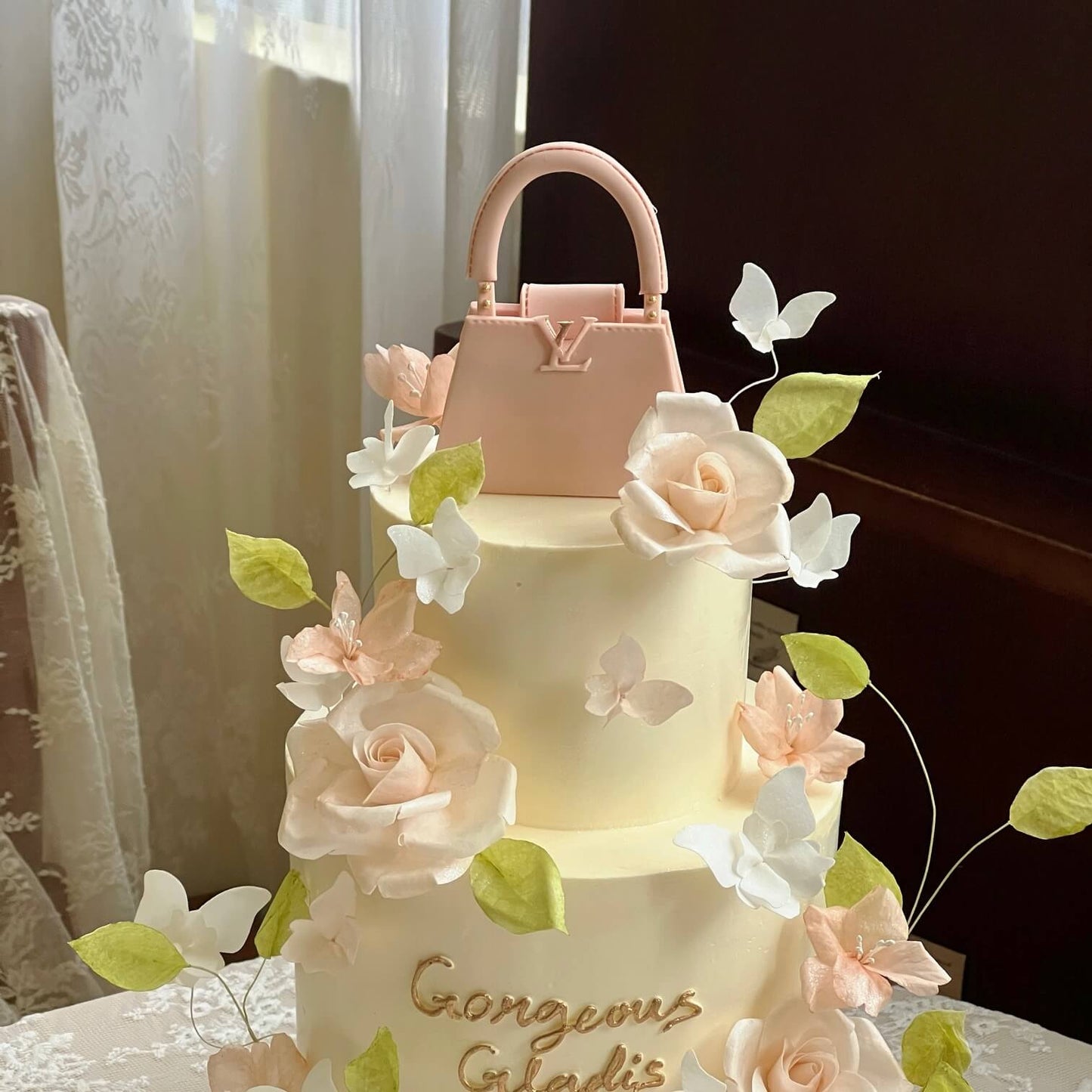 Wafer Roses & Butterflies