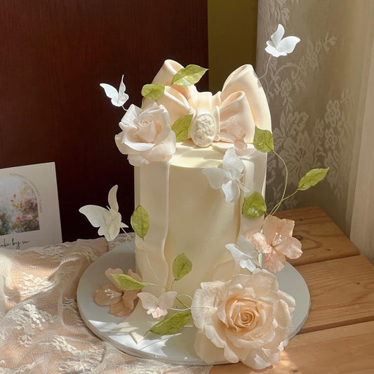 Ribbon & Wafer Roses