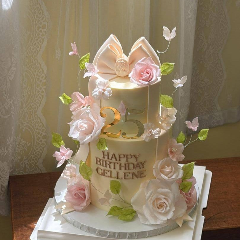Wafer Roses & Butterflies