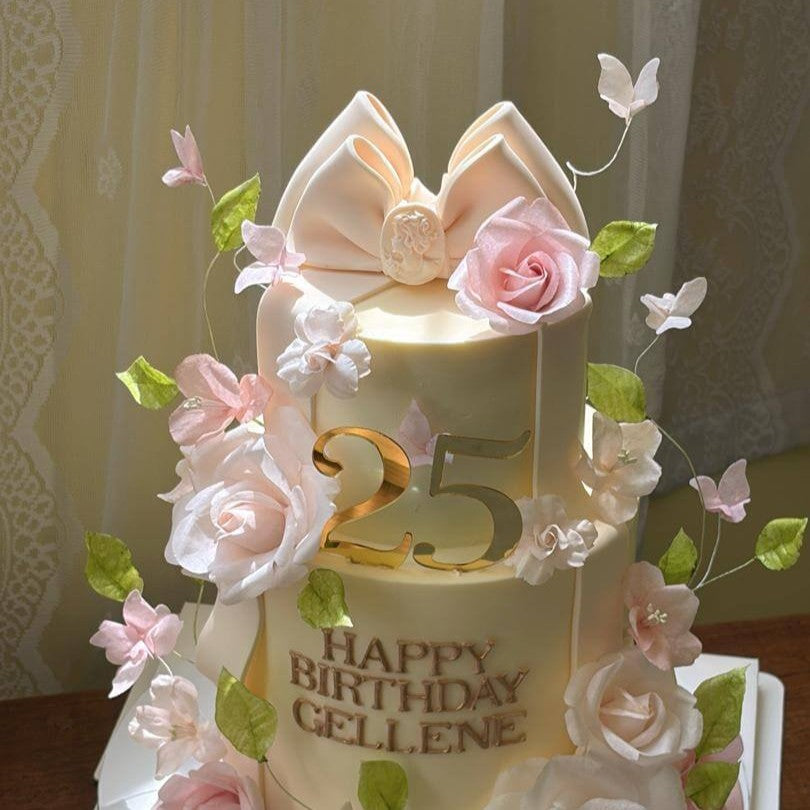Wafer Roses & Butterflies