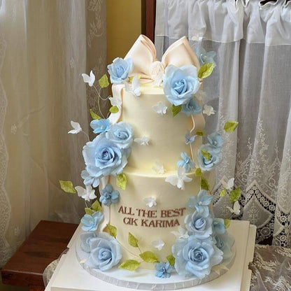 Wafer Roses & Butterflies