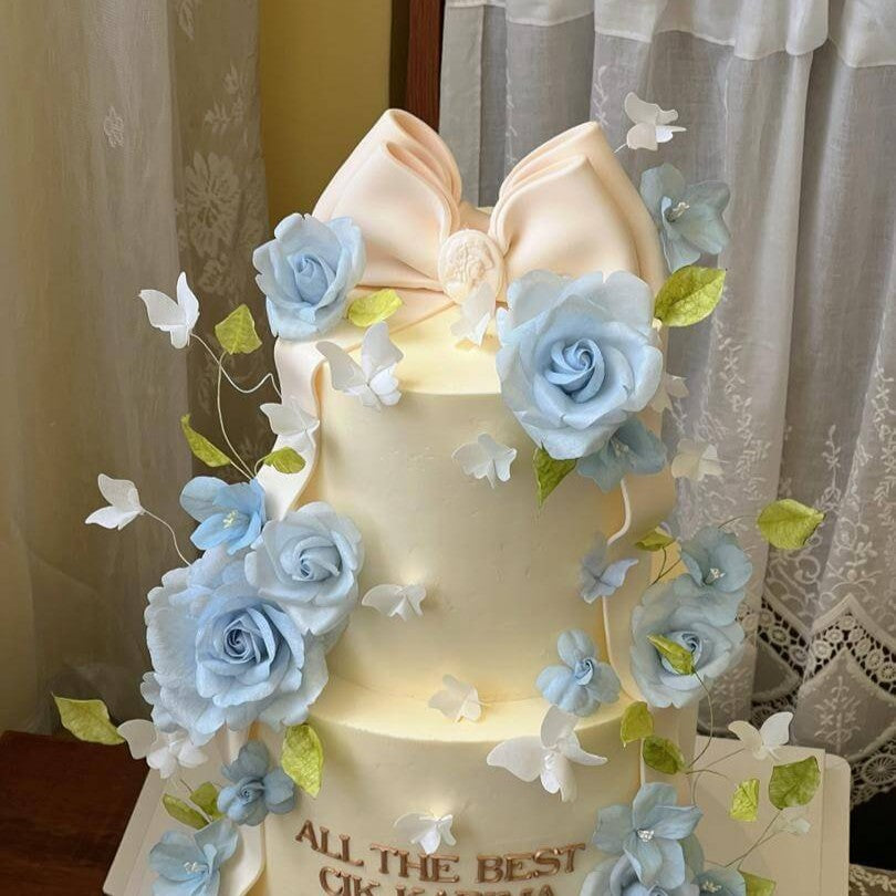 Wafer Roses & Butterflies