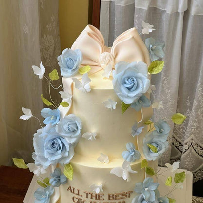 Wafer Roses & Butterflies